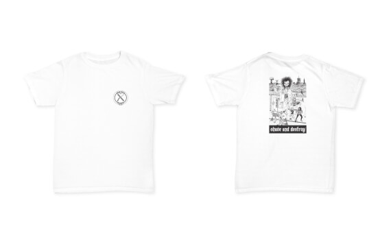 Koszulka Shave And Destroy Biała