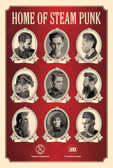 PLAKAT "HOME OF STEAM PUNK"