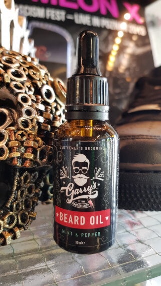 Olej do brody  Garry Jackson MINT & PEPPER 
