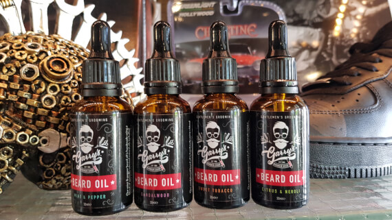 Olej do brody  Garry Jackson MINT & PEPPER 