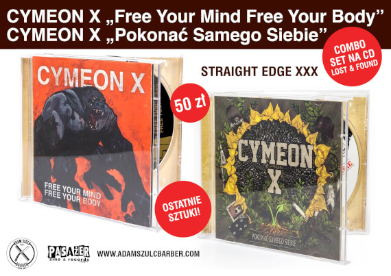 Cymeon X Combo-Pack CD „FREE YOUR MIND FREE YOUR BODY” x CD „POKONAĆ SAMEGO SIEBIE”